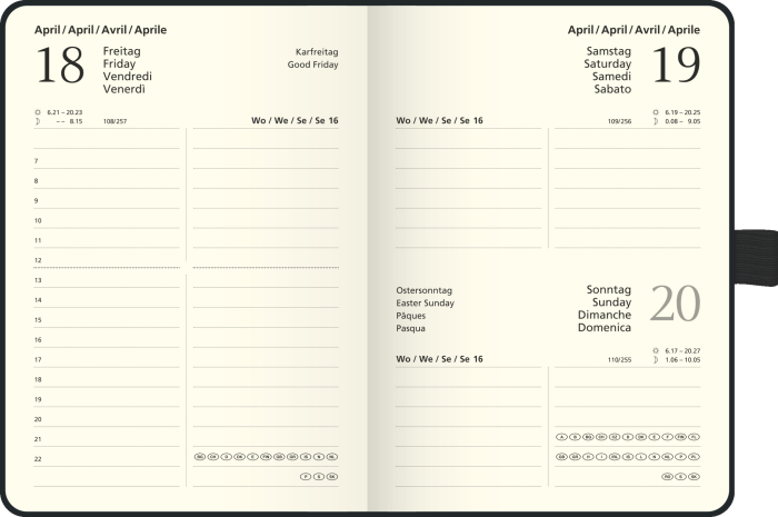 AGENDA DATATA ZILNIC KOMPAGNON A6 2026 CU ELASTIC BALADEK NEGRU 73666906 [2]