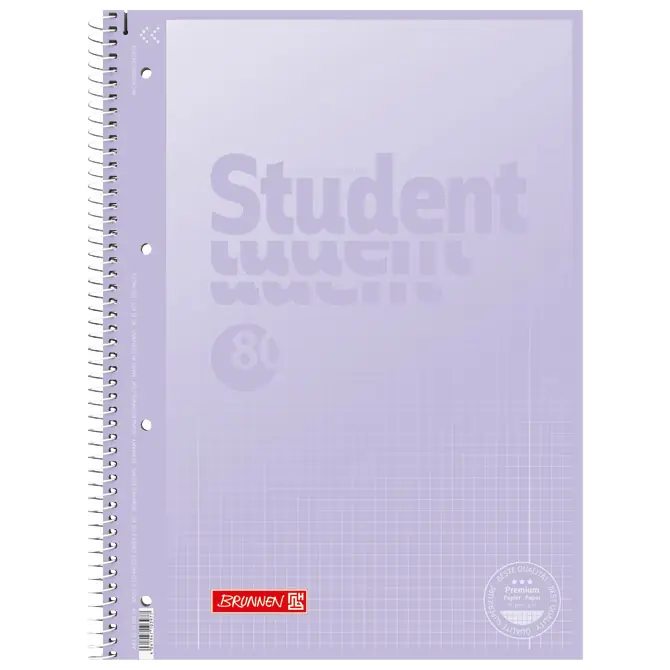 CAIET A4 80F SPIRA SI PERFORATII PASTEL II PATRATELE 6932894 [2]