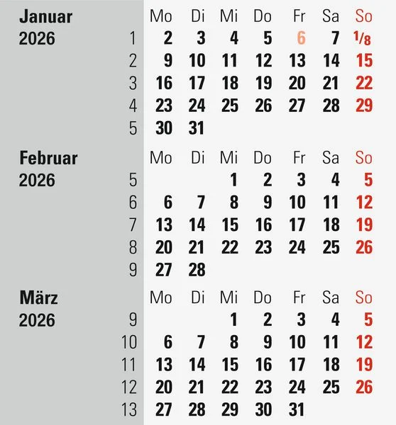 CALENDAR BIROU 2026 TRIPTIC CADRU PLASTIC CU BUTON ROTATIV NEGRU 38000906 [2]