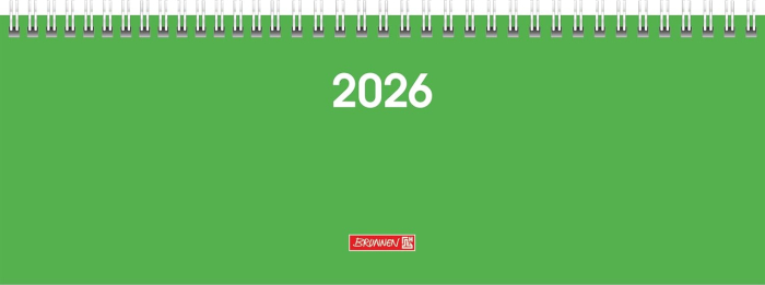 PLANNER BRUNNEN SAPTAMANAL 2026 11*30CM SPIRA VERDE 77261536 [1]