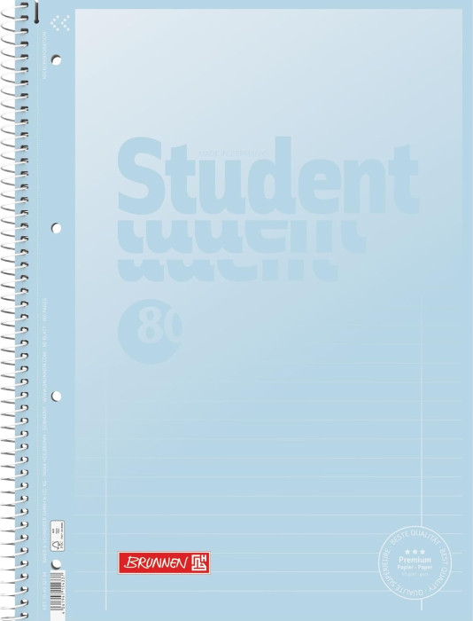 CAIET A4 80F SPIRA SI PERFORATII PASTEL II LINII 6932794 [3]