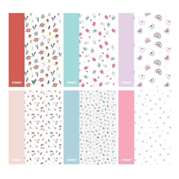 CAIET A4 PP 42 FILE, VELIN, STREET BLOSSOM 67376 [7]