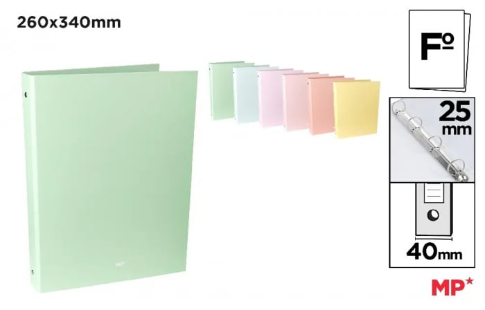 CAIET MECANIC A4 IPB 4CM 4 INELE CULORI PASTEL PC109-12 [1]