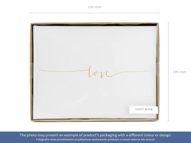 Carte de Oaspeți Ivory Love 24x18.5cm KWAP47 [2]