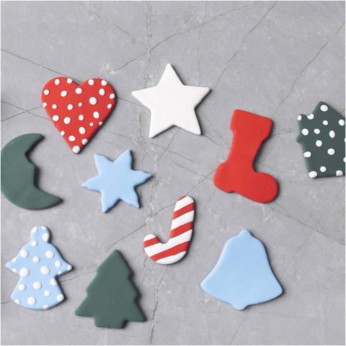 FORME METAL Cookie Cutters, Christmas Shapes, 3-5.7cm, 10 pc 782909 [2]