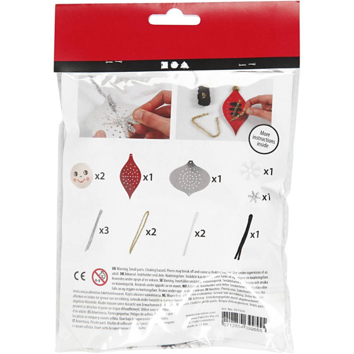 MINI KIT CREATIV CRACIUN DECORATIUNI SUSPENDATE 977350 [2]