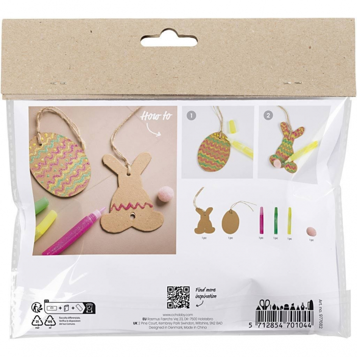 CC MINI KIT CREATIV DECORARE FIGURINE DIN CARTON SUSPENDATE PASTE 977682 [2]