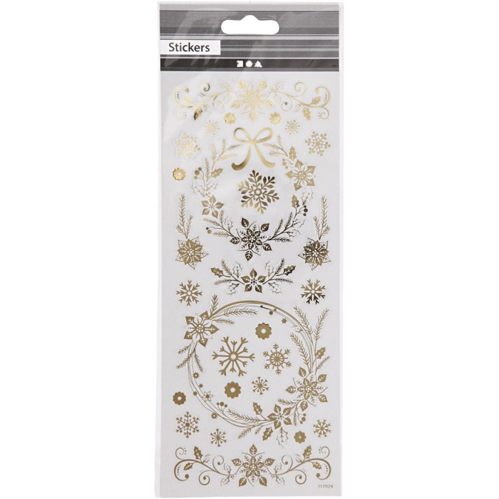 STICKER DECOR CHRISTMAS GOLD STARS 29150 [1]