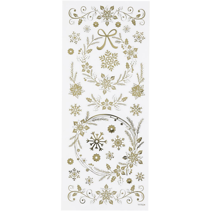 STICKER DECOR CHRISTMAS GOLD STARS 29150 [4]
