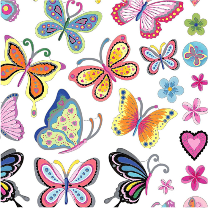 STICKER DECOR FLUTURASI COLORATI 28885 [2]