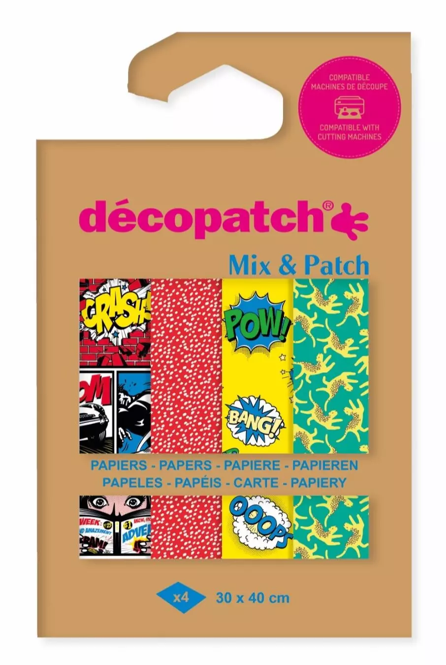 CF HARTIE DECUPAJ 4/SET 30*40CM SUPERHEROES DP039C [2]