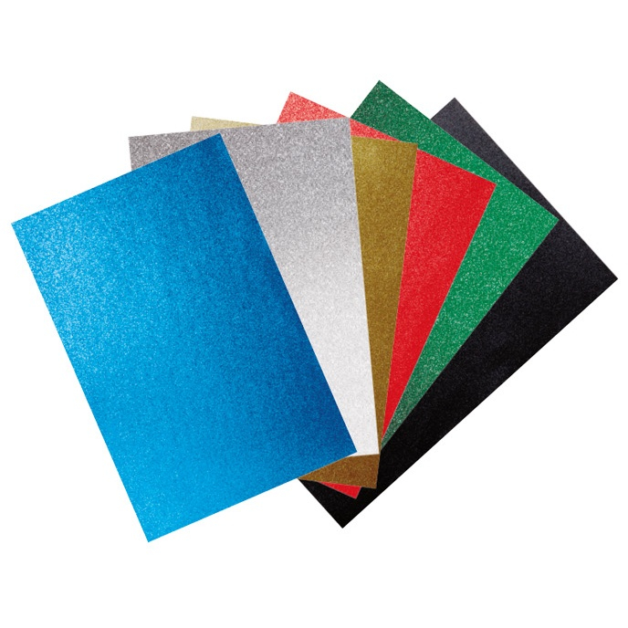 COALA GUMATA GLITTER, AUTOADEZIVA 20x30CM 6 CULORI/SET PM144 [2]