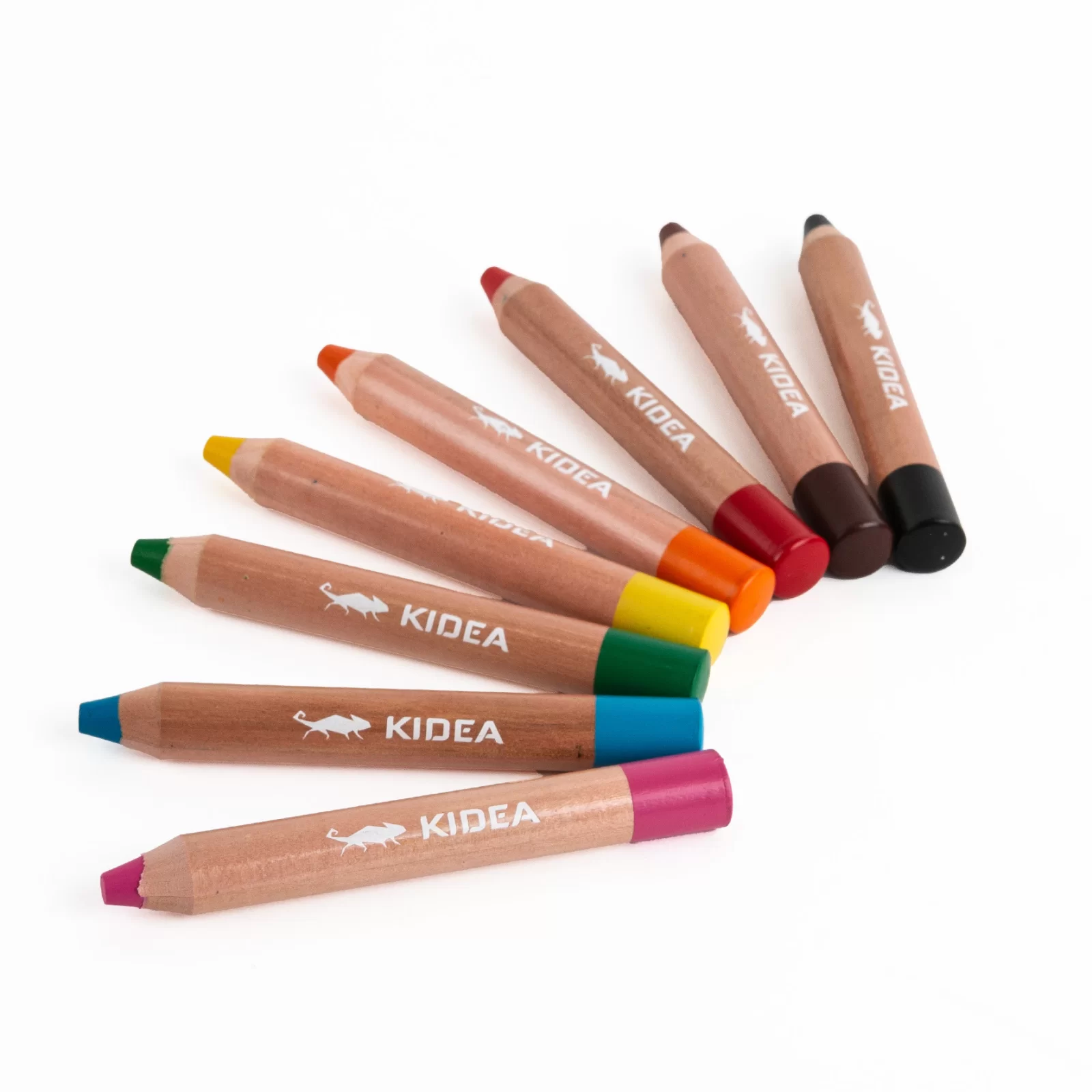 Set 8 Creioane Super Jumbo Kidea cu Ascuțitoare [10]