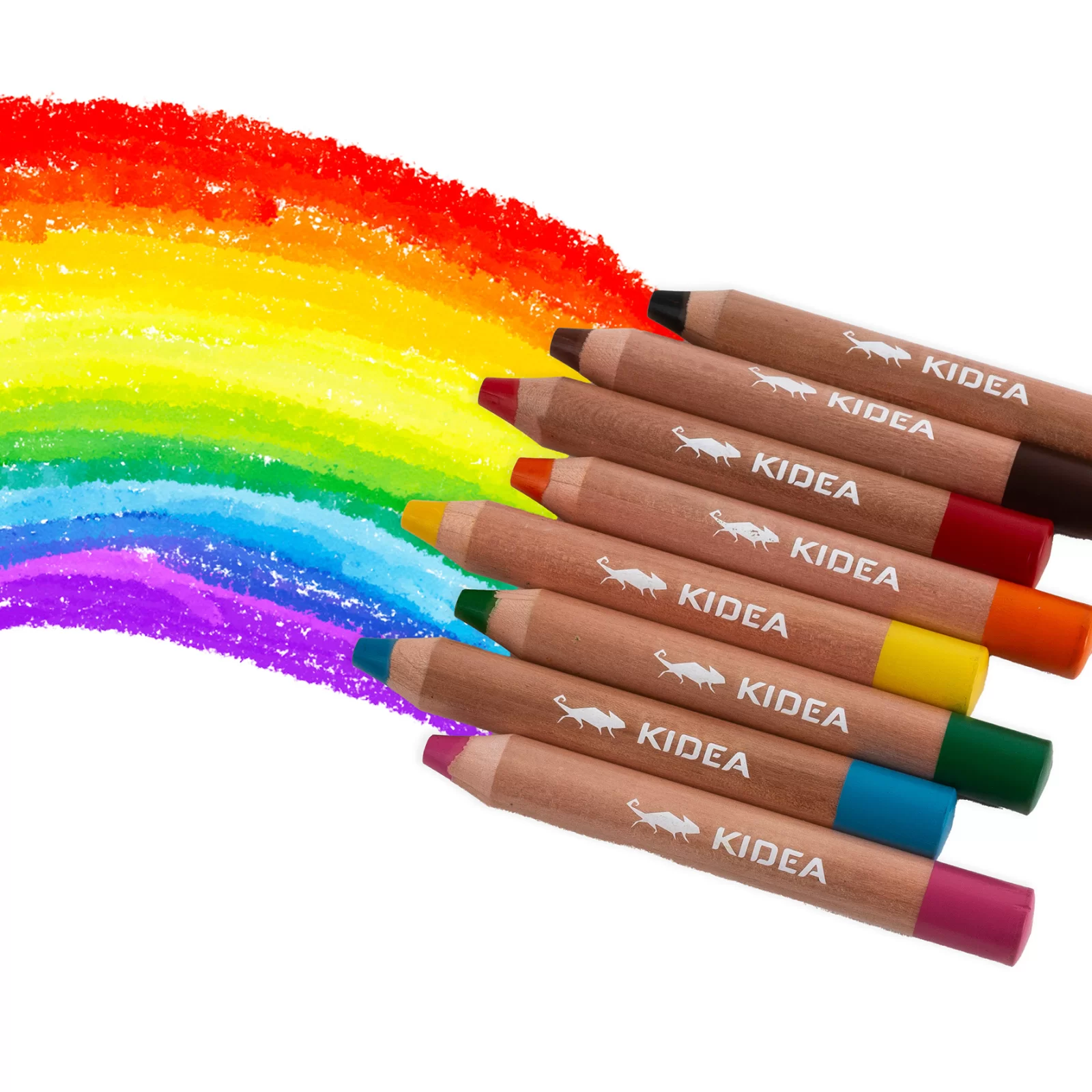 Set 8 Creioane Super Jumbo Kidea cu Ascuțitoare [6]