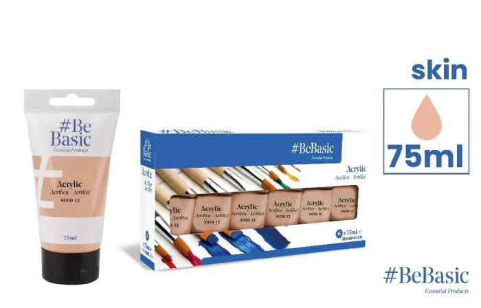 CULORI ACRILICE BeBasic SATIN 75ML NUDE S050-12 [2]