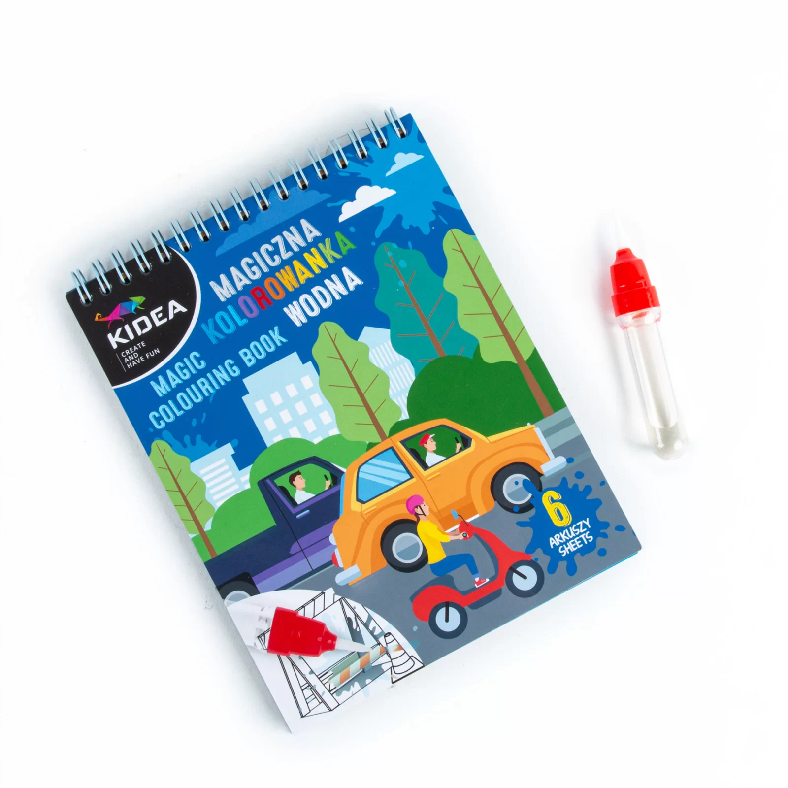 DE CARTE DE COLORAT CU MARKER MAGIC PENTRU DESEN IN APA MASINA  KIDEA MWKWNKA [4]