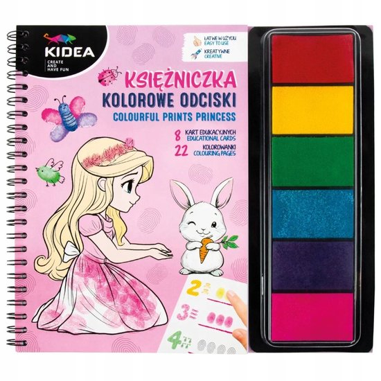 DE CARTE PENTRU ACTIVITATI EDUCATIVE - PICTURA PENTRU DEGETE PRINTESA KIDEA KODKKA [1]