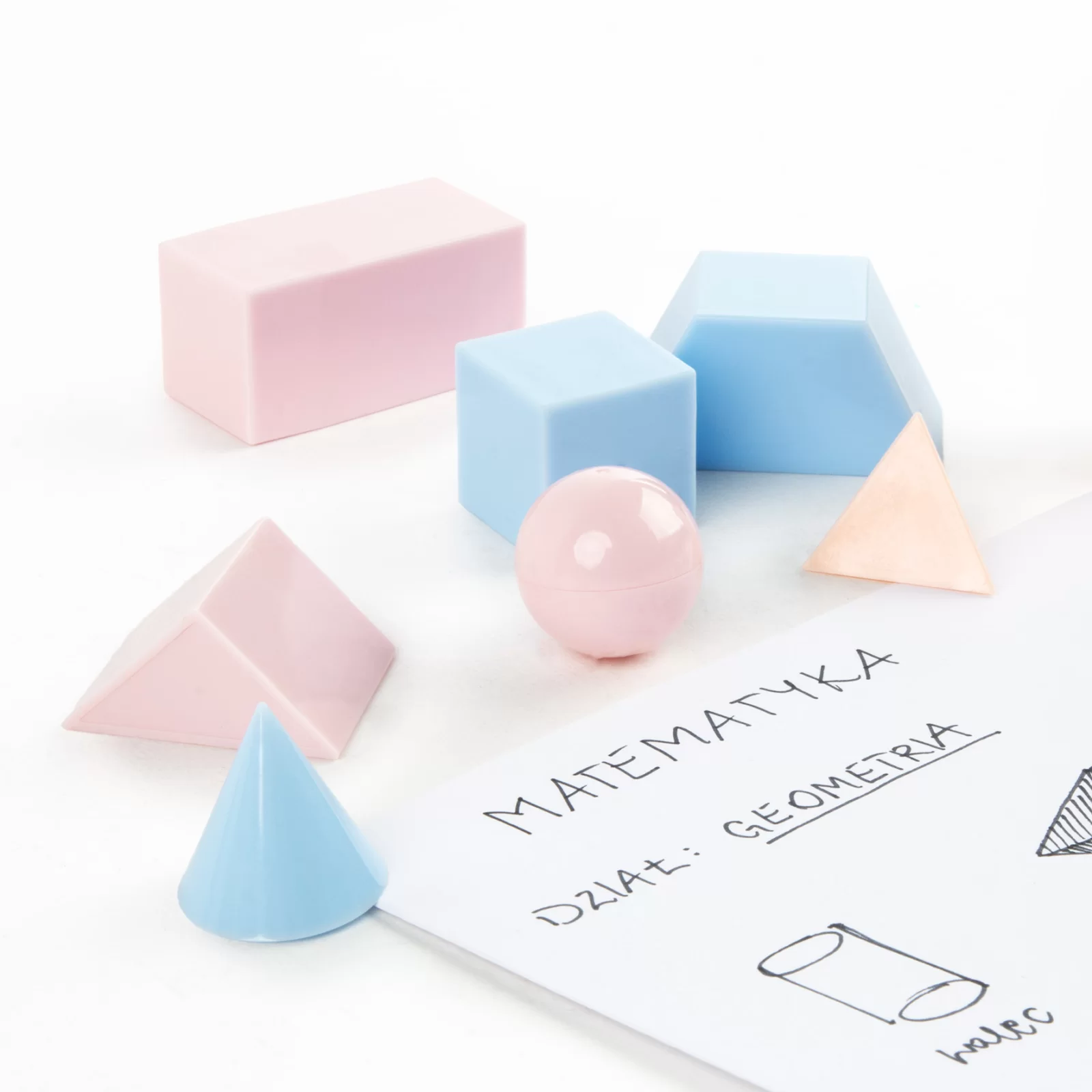 DE FIGURI GEOMETRICE 3D 8/SET PASTEL KIDEA M3DFGAKA [4]