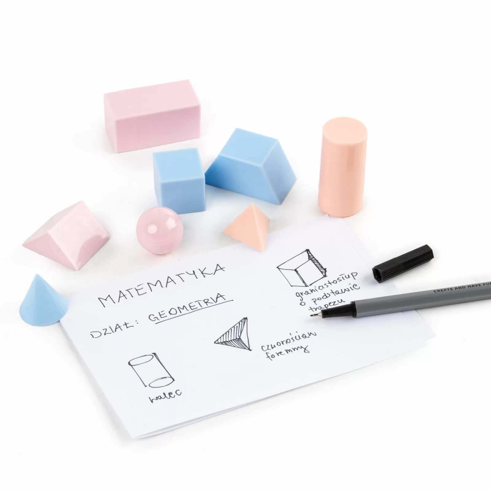 DE FIGURI GEOMETRICE 3D 8/SET PASTEL KIDEA M3DFGAKA [3]