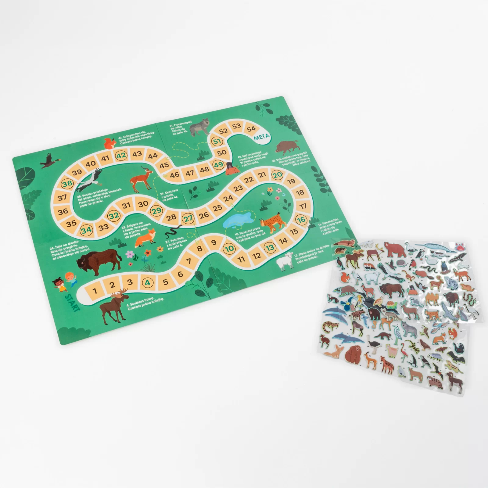 JOC EDUCATIV ANIMALELE EUROPEI CU HARTA SI STICKERE KIDEA GZZEKA [2]