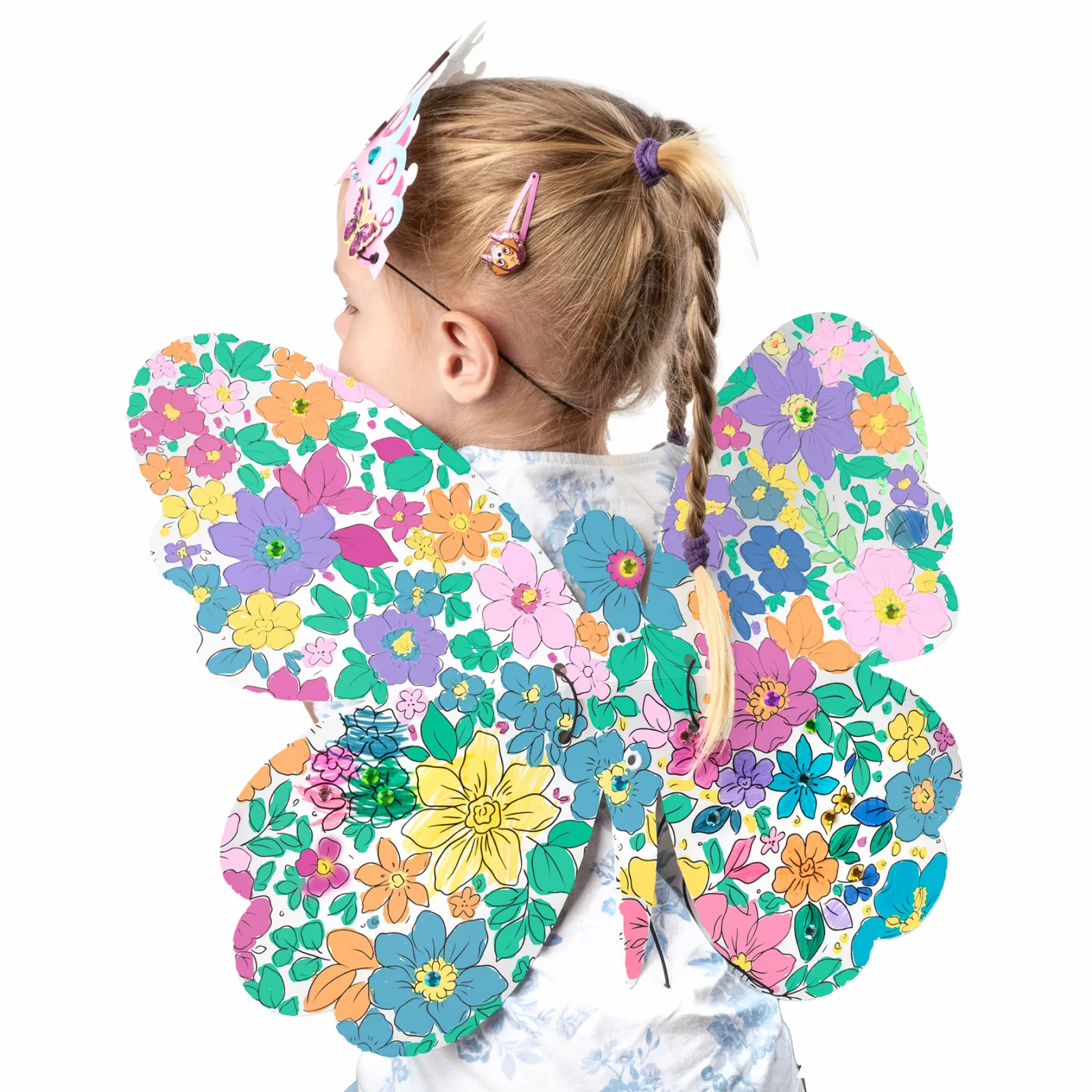 KIT CREATIV DE COLORAT SI DECORAT - ARIPI DE FLUTURE MAGIC KIDEA SKFMKA [8]