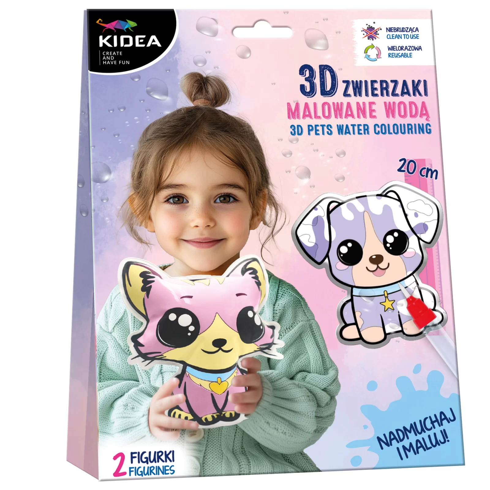 KIT CREATIV PICTURA CU APA ANIMALE MAGICE KIDEA MZMKA [1]