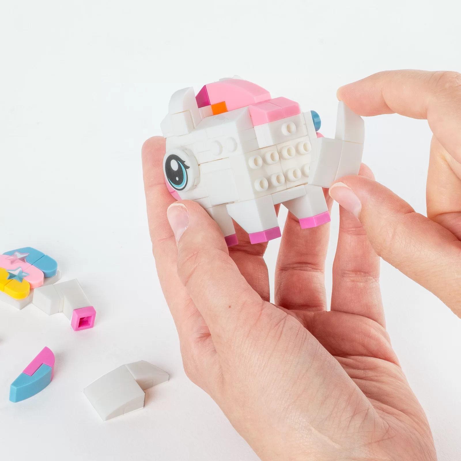 KIT CUBURI DE CONSTRUIT 114 PIESE UNICORN SNAPETS KIDEA KLSJEBKA [4]