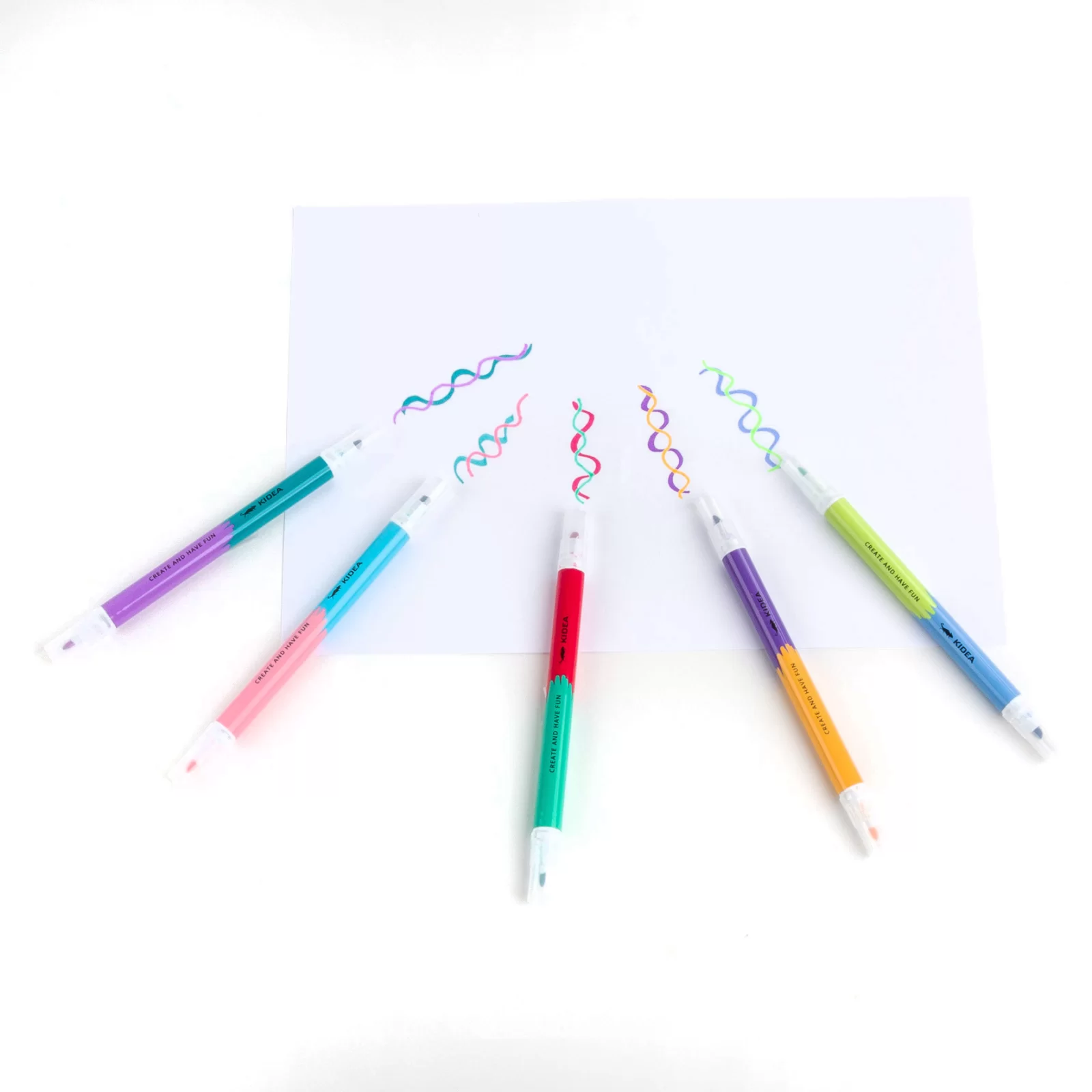 DE MARKER EVIDENTIATOR 2 CAPETE 10 CULORI PASTEL KIDEA MW10KKA [4]