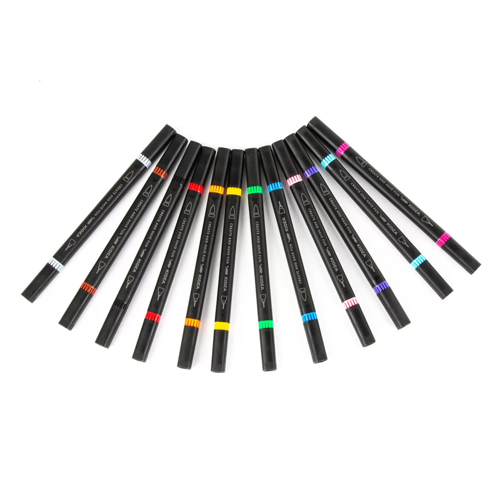 DE MARKERE 2 CAPETE VF.PENSULA si VF.FIN 12 CULORI/SET KIDEA MBC12KKA [4]