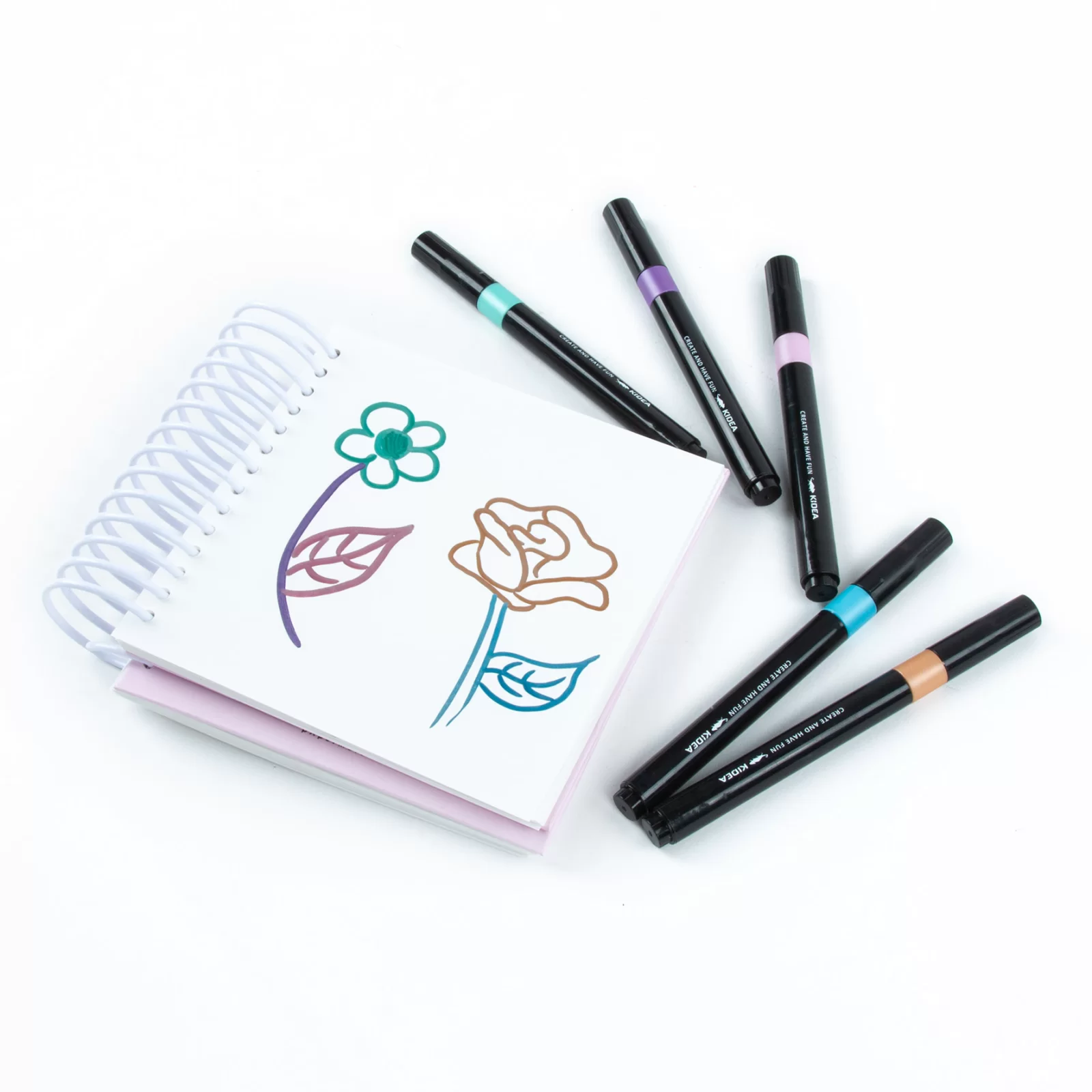 DE MARKERE 5 CULORI/SET METALICE KIDEA MMA5KA [3]