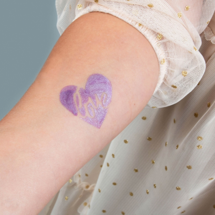 DE MARKERE PENTRU TATUAJE 3 CULORI/SET + 2 SABLOANE KIDEA MTASKA [8]