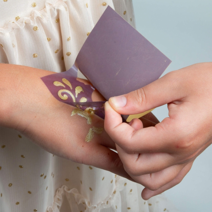 DE MARKERE PENTRU TATUAJE 3 CULORI/SET + 2 SABLOANE KIDEA MTASKA [4]