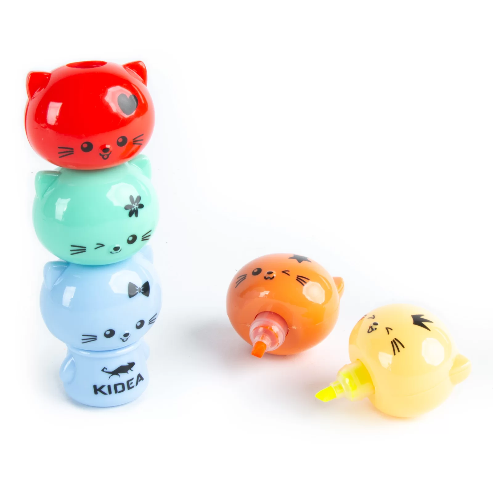 DE MINI TEXTMARKER 5 CULORI/SET PISICUTA FLKWKA [5]