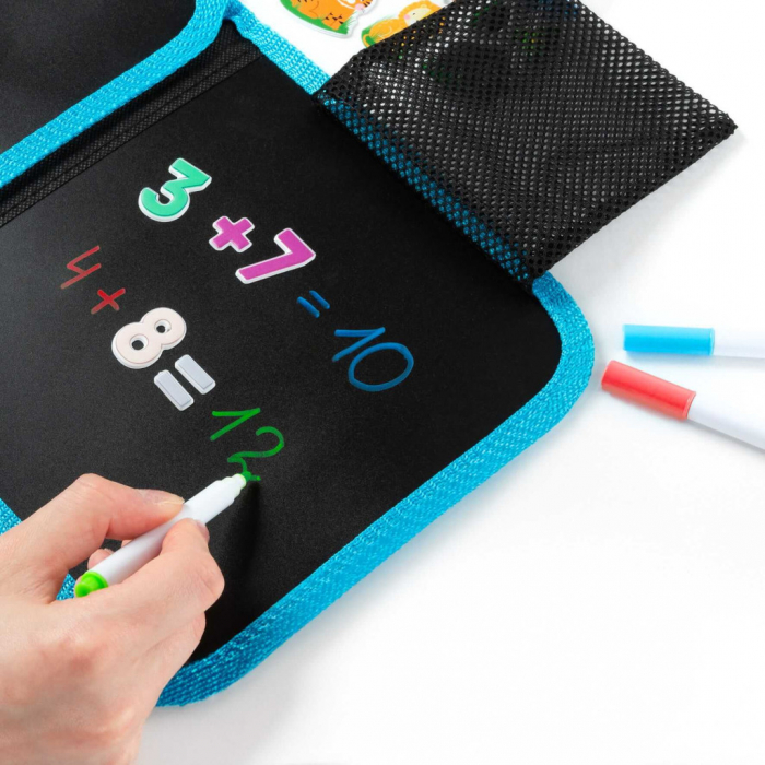 DE NOTEBOOK PORTABIL PENTRU ACTIVITATI CU MARKERE SI STICKERE 3D KIDEA PZZKA [8]