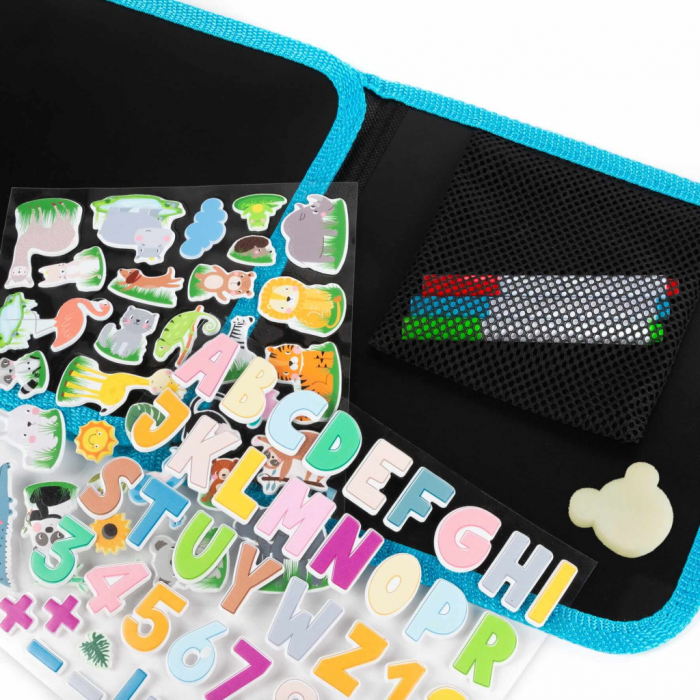 DE NOTEBOOK PORTABIL PENTRU ACTIVITATI CU MARKERE SI STICKERE 3D KIDEA PZZKA [9]