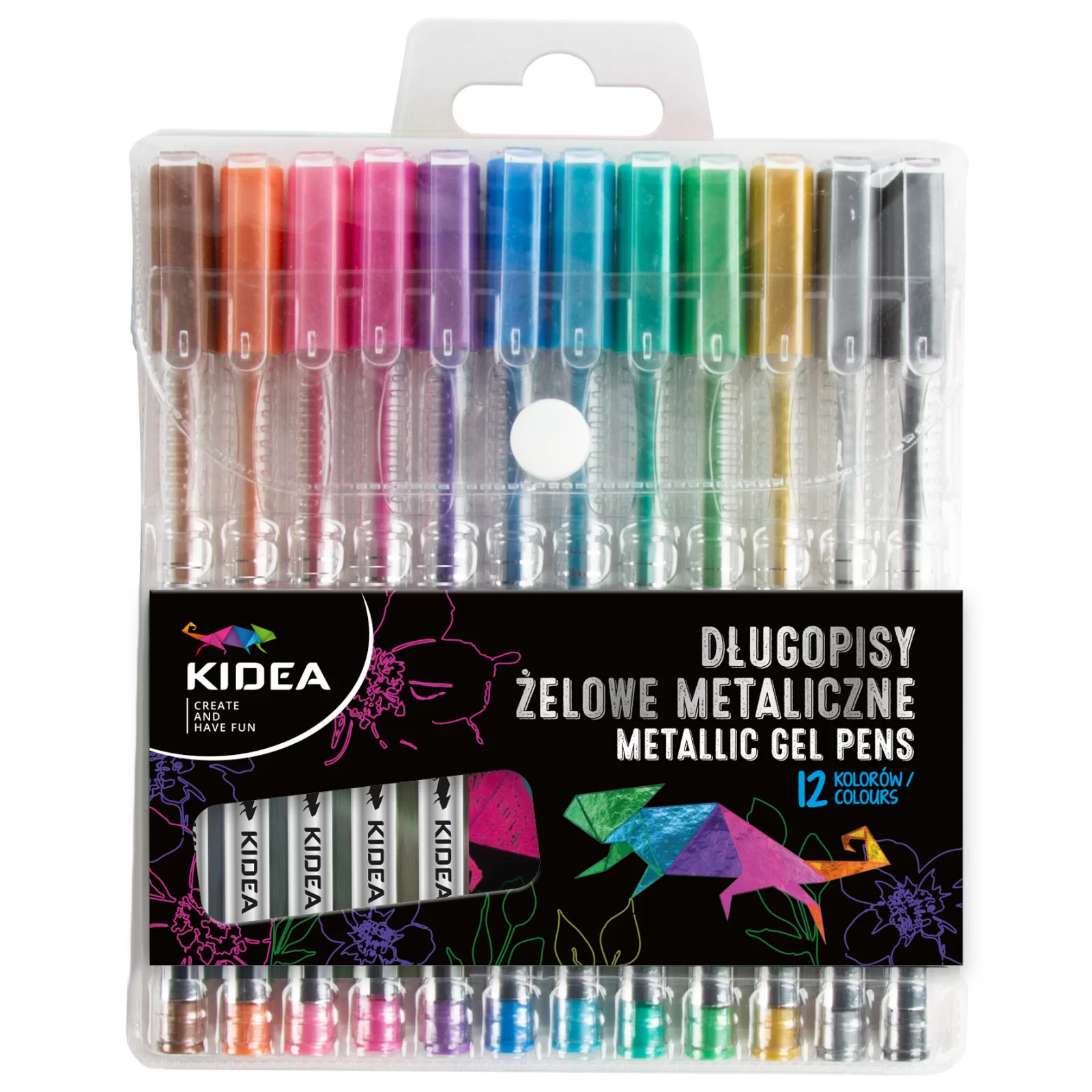 DE PIX GEL CULORI METALICE 12/SET KIDEA DZMA12KA [1]