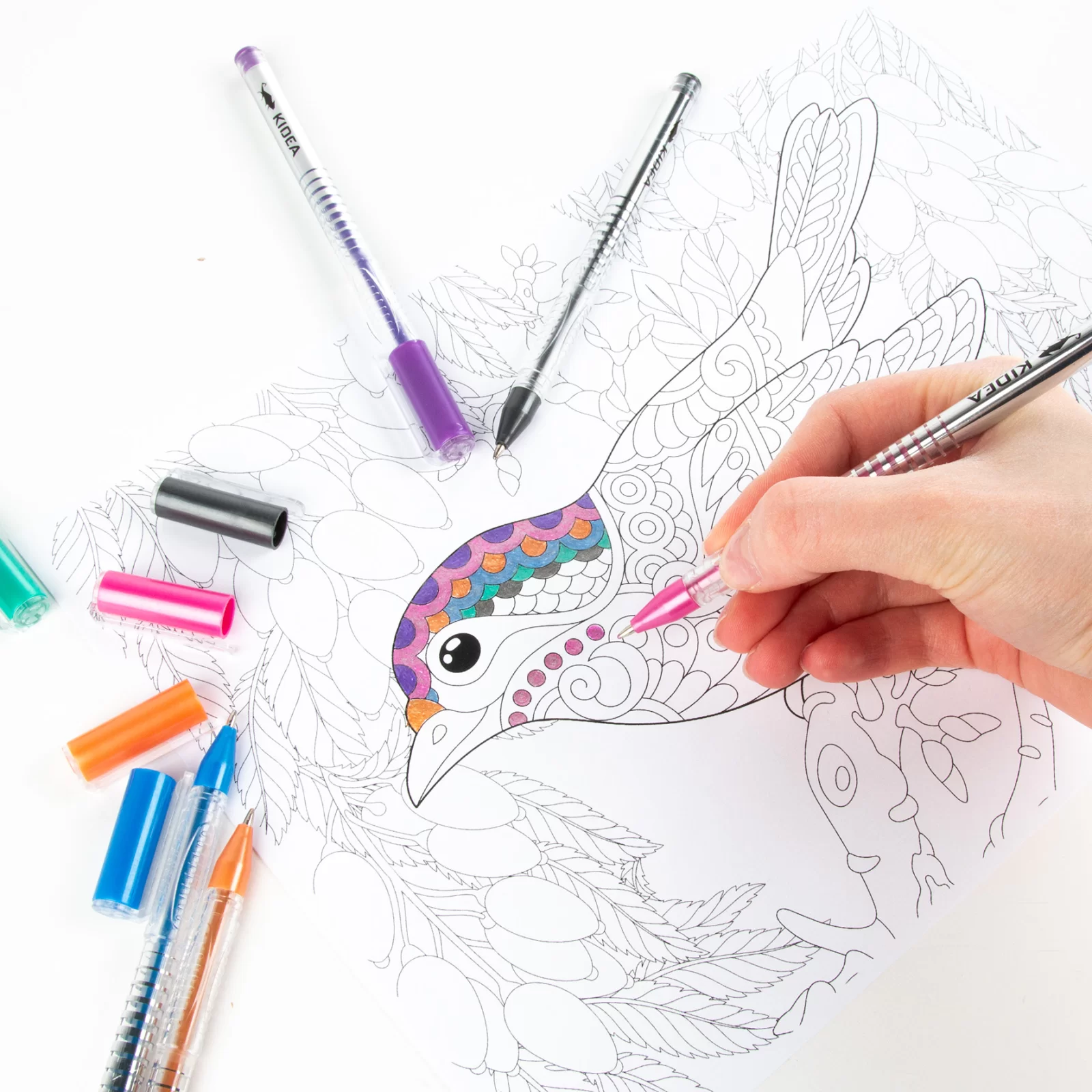 DE PIX GEL CULORI METALICE/NEON 24/SET KIDEA DZA24KA [3]