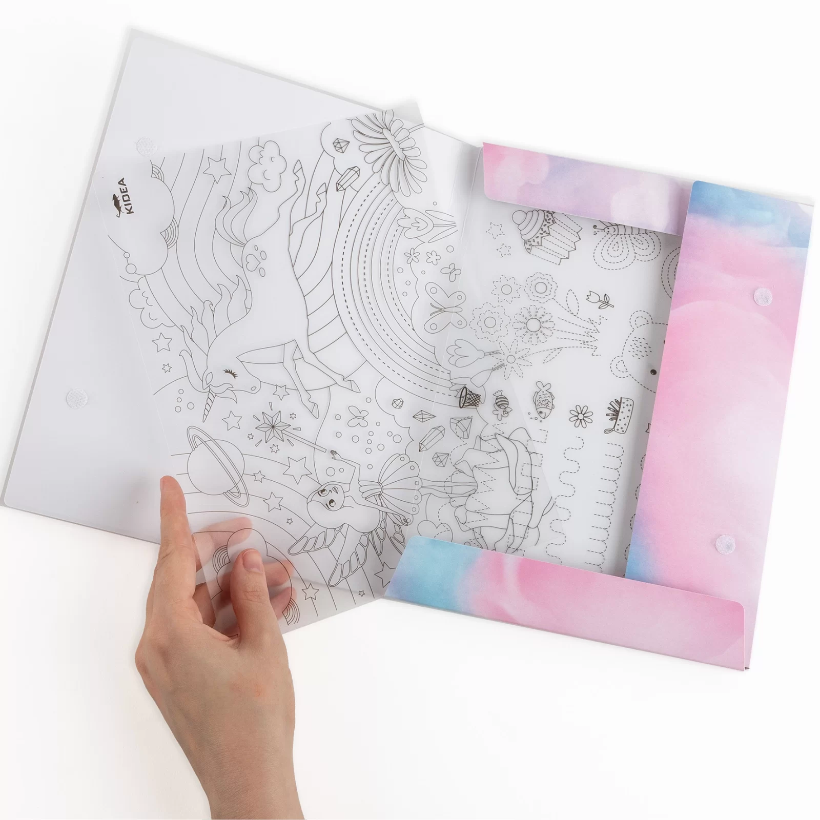 PORTOFOLIUL MICULUI ARTIST, SABLOANE + 6 CARIOCI, PRINTESE, KIDEA ITUKKA [3]