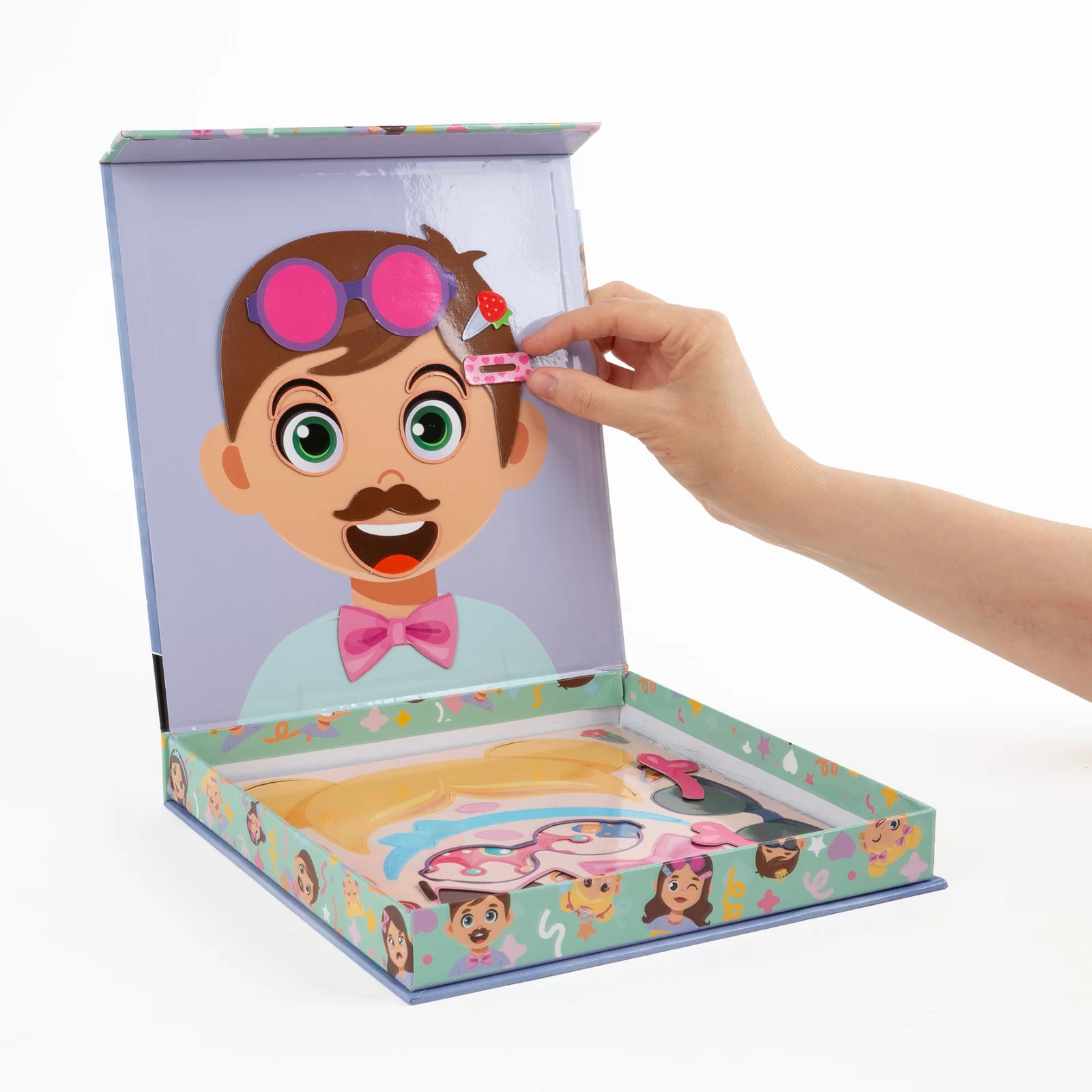 PUZZLE MAGNETIC 57 PIESE, MICUL ARTIST, FUNNY FACES, KIDEA SBMSKA [3]