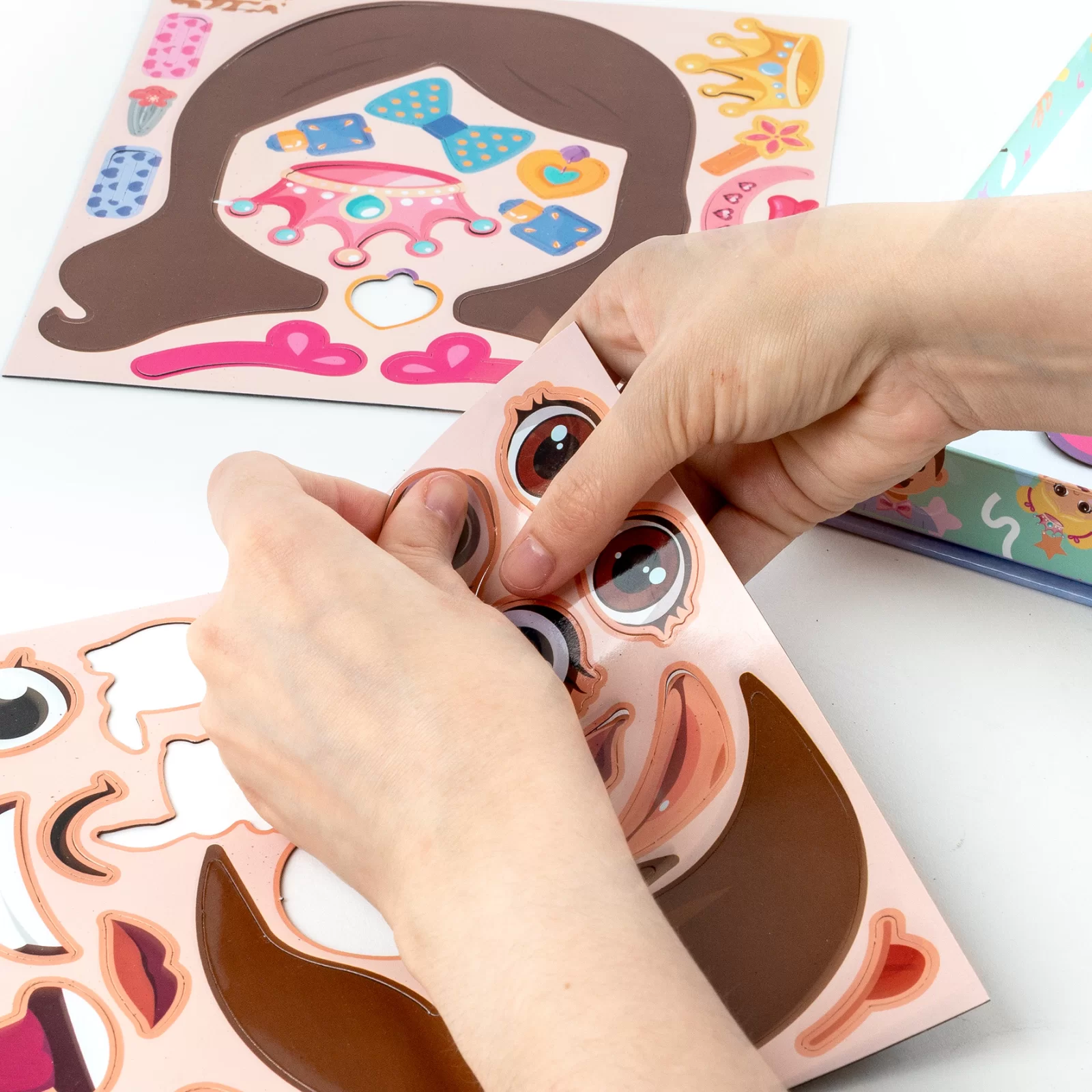 PUZZLE MAGNETIC 57 PIESE, MICUL ARTIST, FUNNY FACES, KIDEA SBMSKA [5]