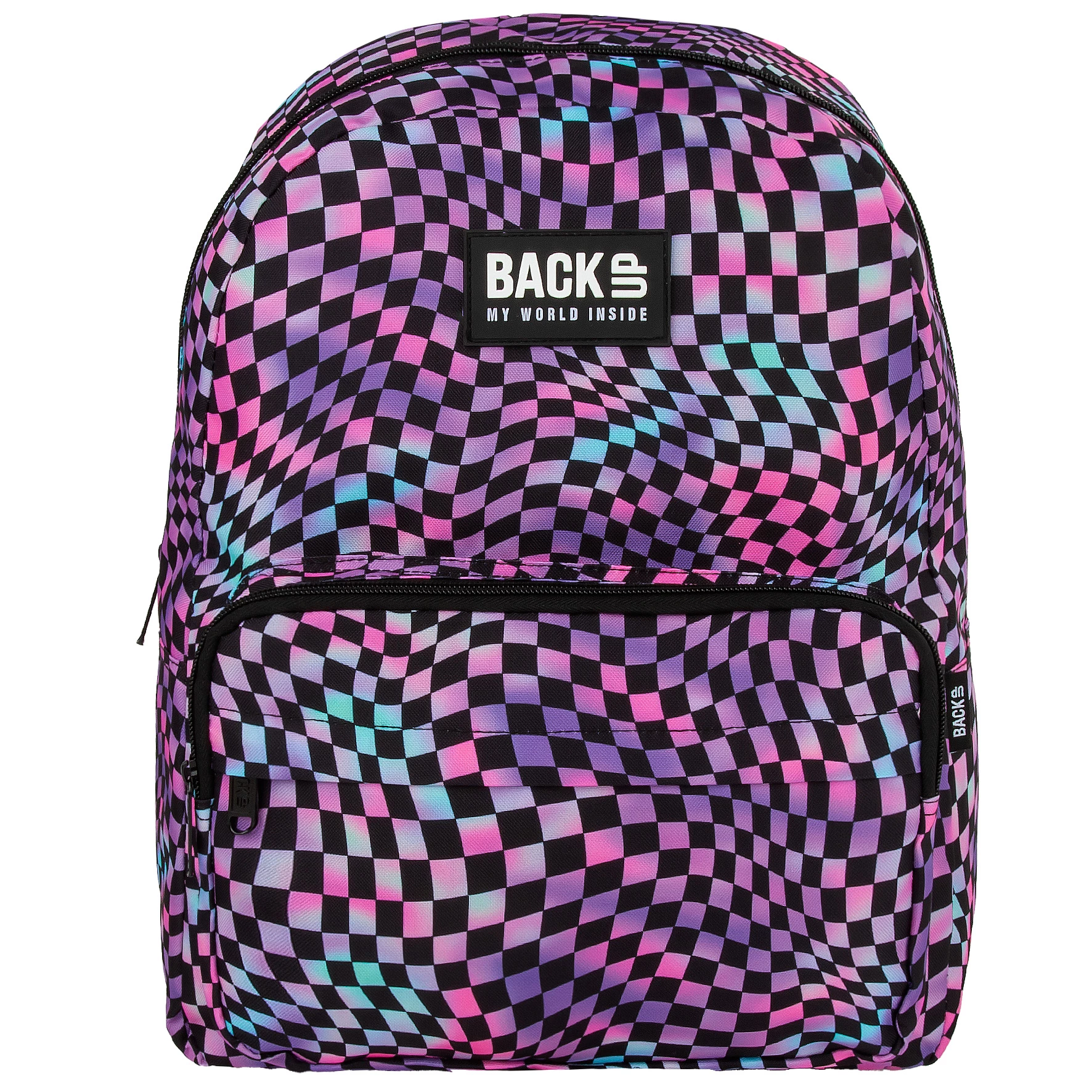 DE RUCSAC SCOLAR BACKUP 1 COMPARTIMENT CRAZY CHESSBOARD PLB7C20 [3]