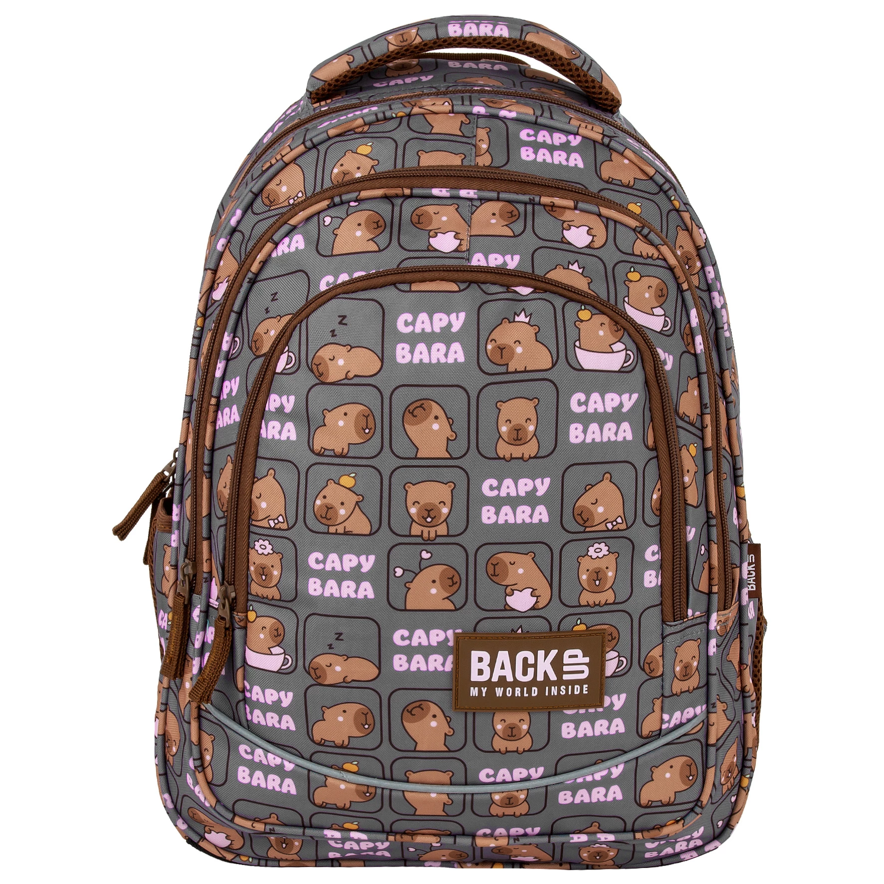 DE RUCSAC SCOLAR BACKUP 3 COMPARTIMENTE CAPYBARA PLB7X36 [2]