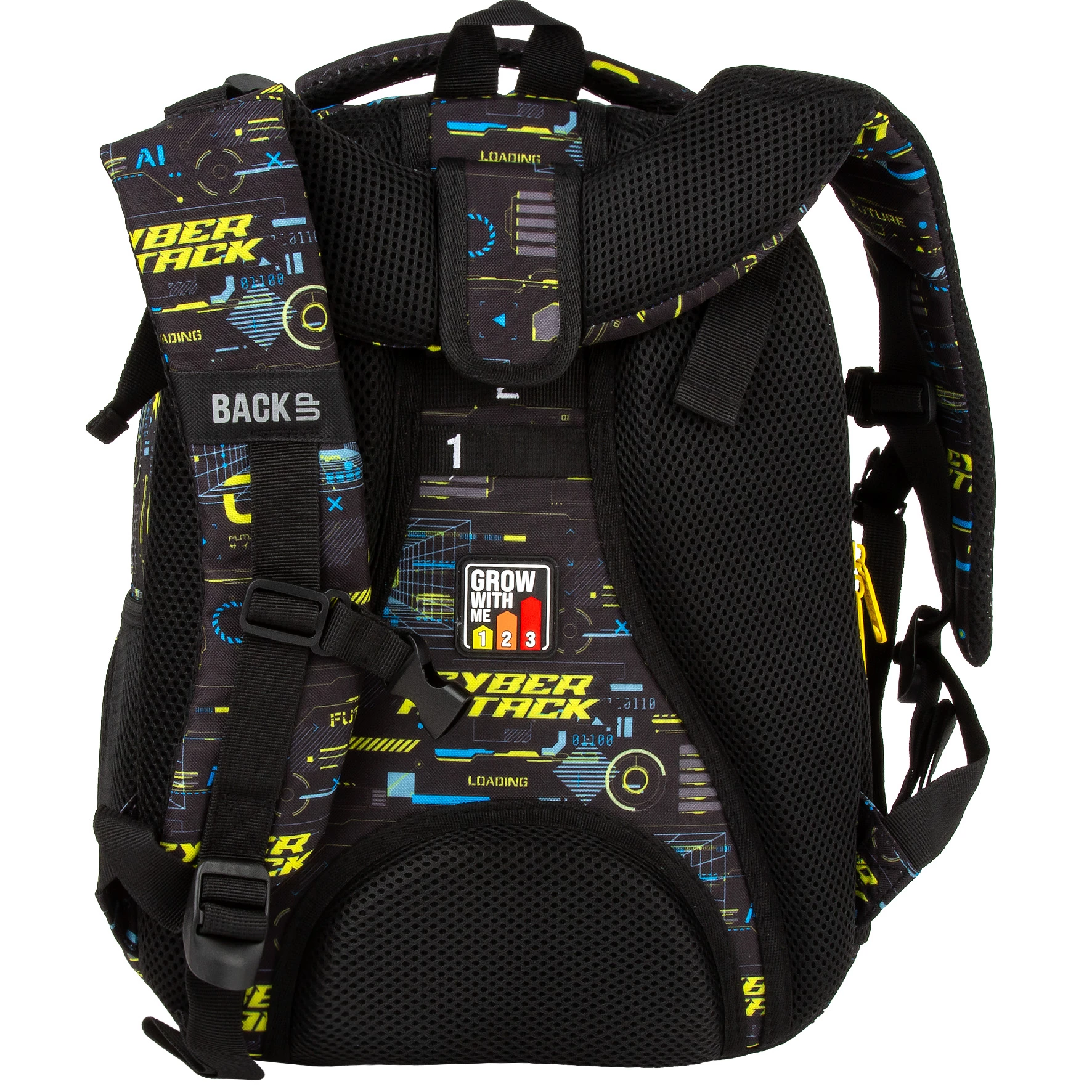 DE RUCSAC SCOLAR BACKUP 3 COMPARTIMENTE CYBER ATTACK PLB7R50 [5]