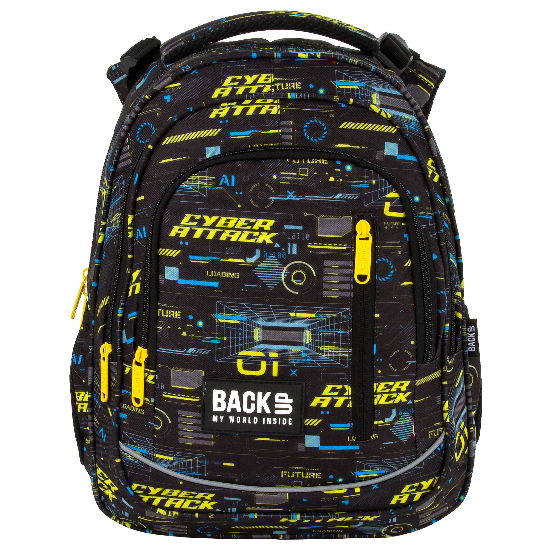 DE RUCSAC SCOLAR BACKUP 3 COMPARTIMENTE CYBER ATTACK PLB7R50 [2]