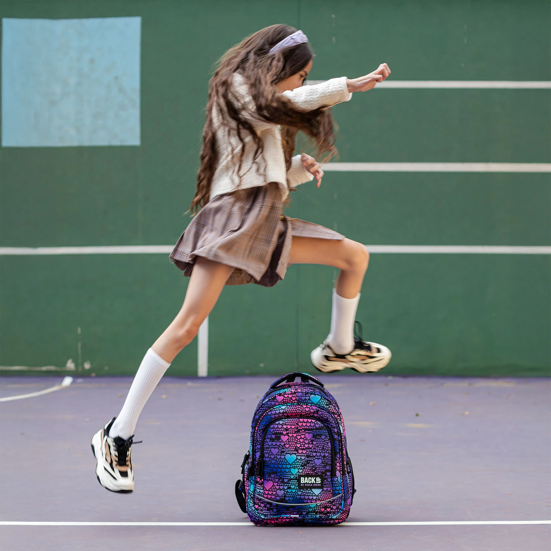 DE RUCSAC SCOLAR BACKUP 3 COMPARTIMENTE DANCE HEARTS PLB7X18 [10]