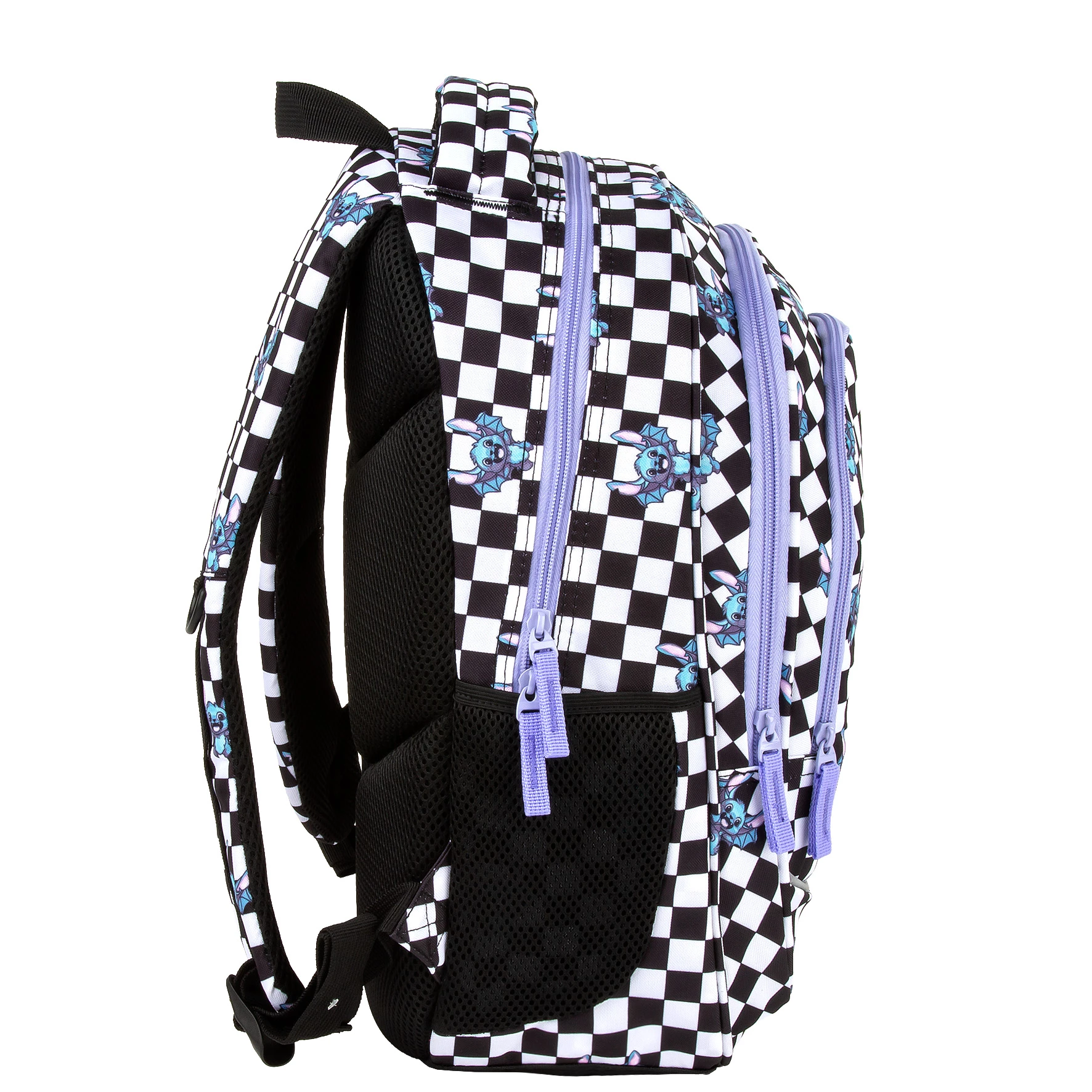 DE RUCSAC SCOLAR BACKUP 3 COMPARTIMENTE FUZZ CHECKERBOARD PLB7X39 [3]