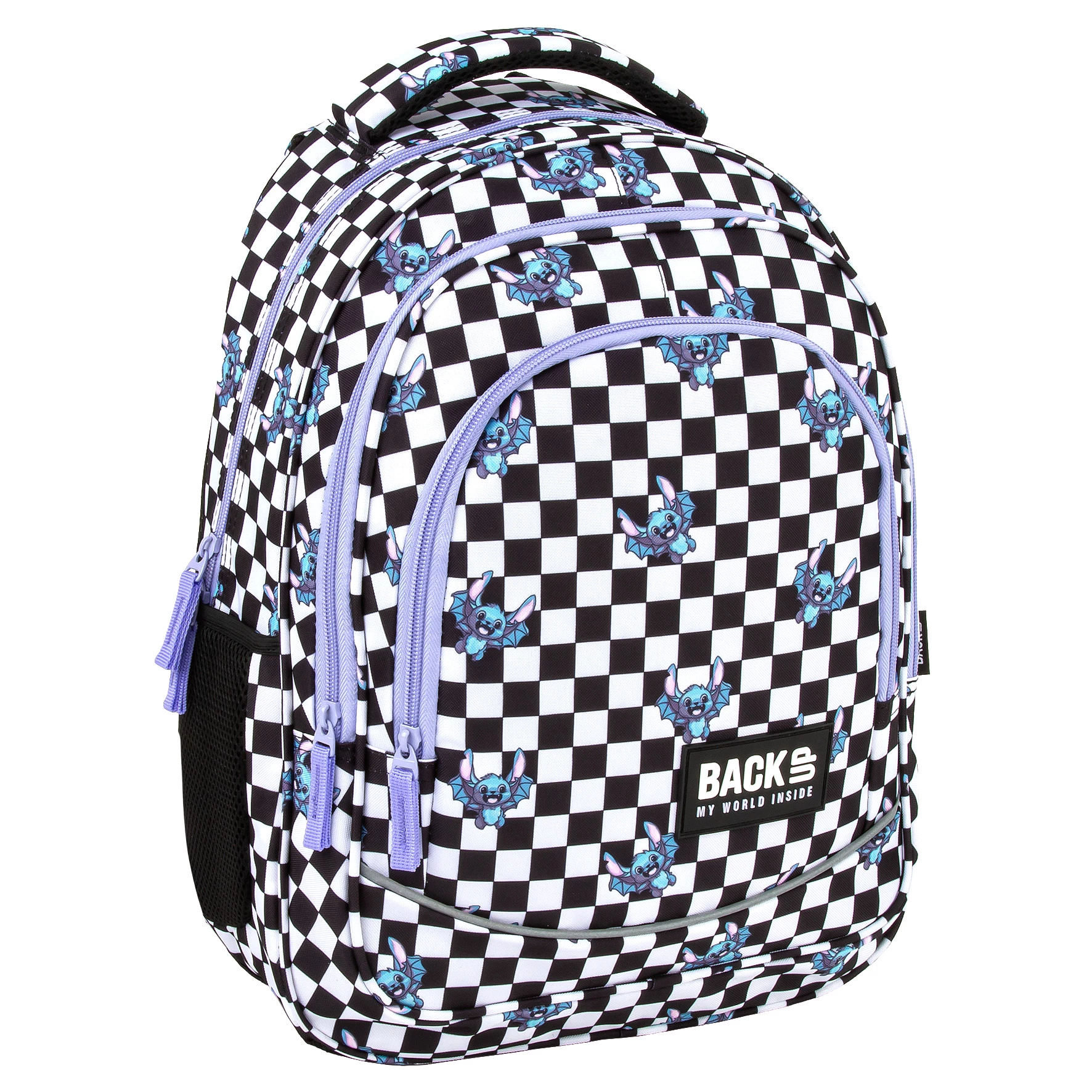 DE RUCSAC SCOLAR BACKUP 3 COMPARTIMENTE FUZZ CHECKERBOARD PLB7X39 [1]