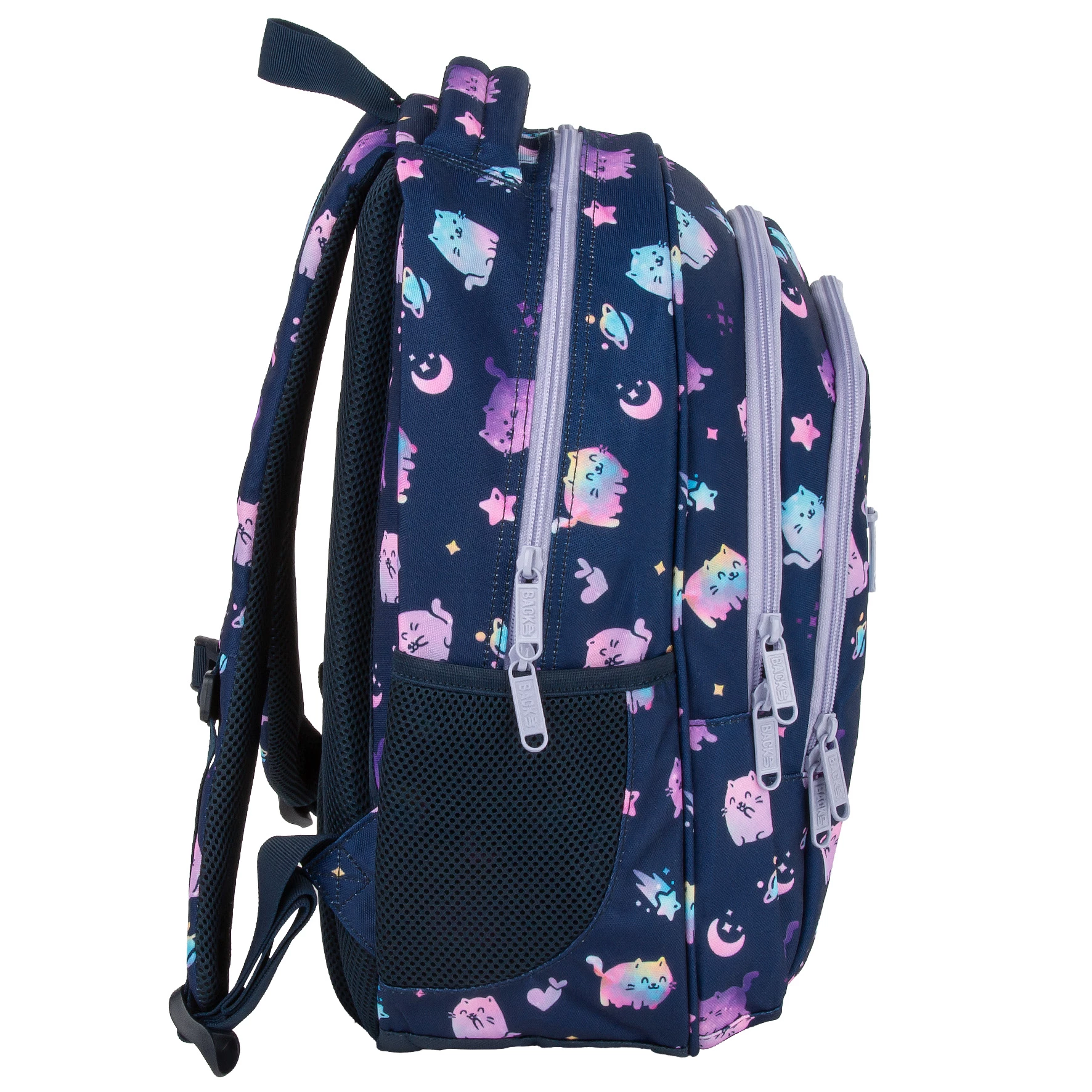 DE RUCSAC SCOLAR BACKUP 3 COMPARTIMENTE VIOLET KITTENS PLB7O25 [3]