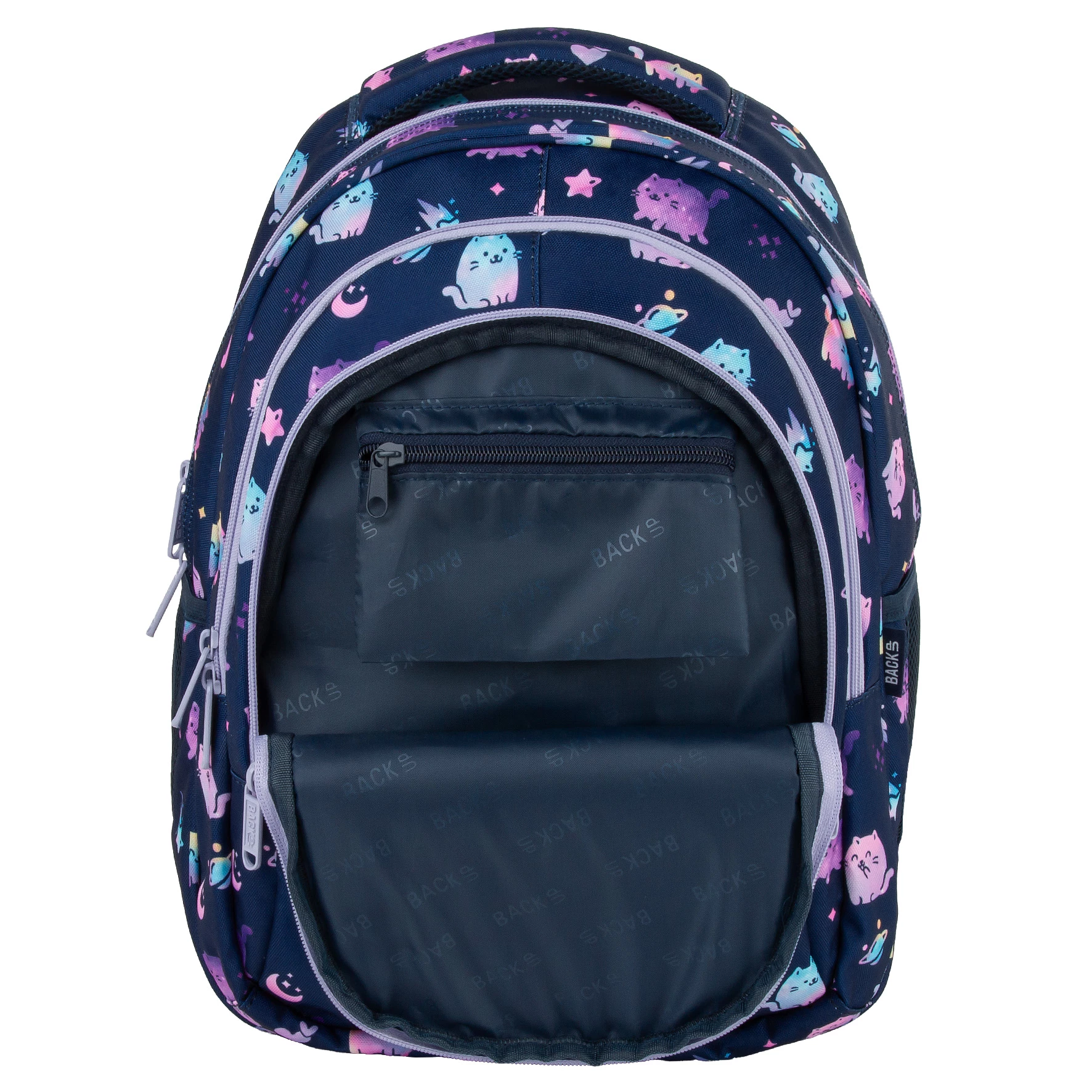 DE RUCSAC SCOLAR BACKUP 3 COMPARTIMENTE VIOLET KITTENS PLB7O25 [6]