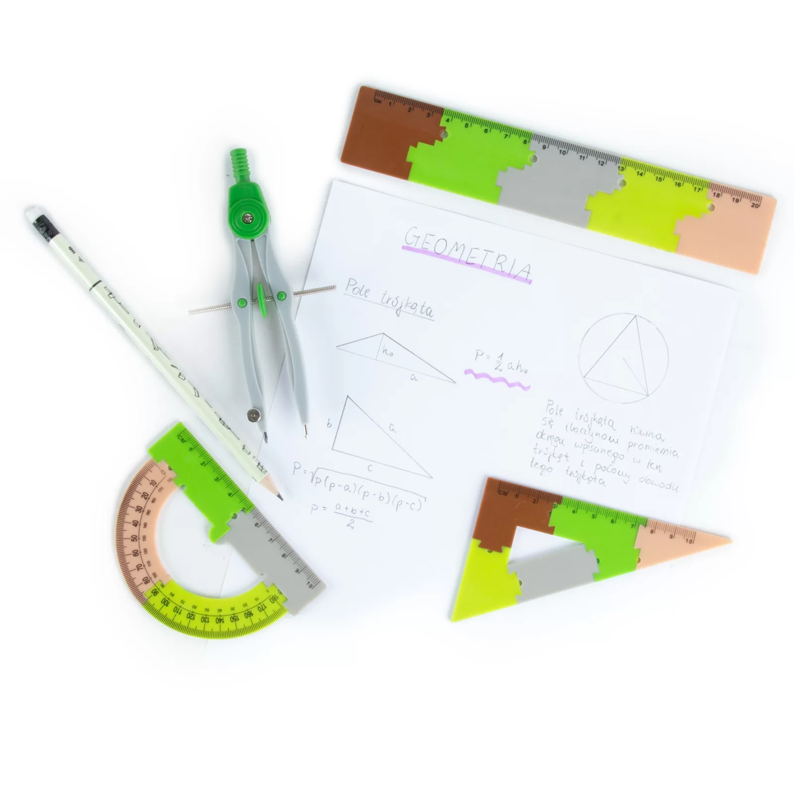 DE SET GEOMETRIE 4 PIESE PIXEL KIDEA ZGPA20CM4KA [4]